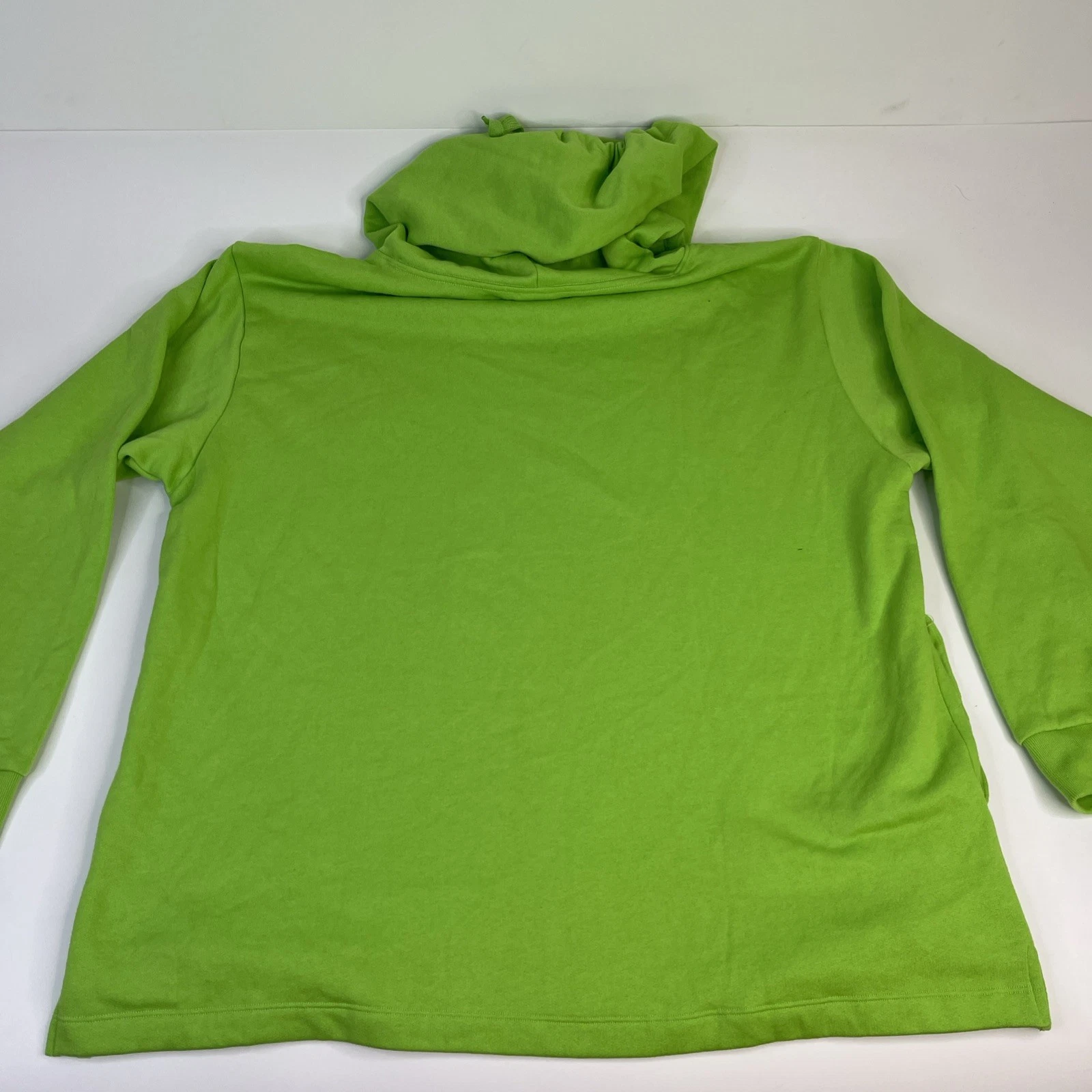 UNDERCOVER Maglione donna Victoria’s Secret rosa felpa con cappuccio verde brillante bianco logo taglia XL