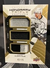 Anze Kopitar 2019-20 Upper Deck Honorary Triple Swatches #2/25 - Los Angeles Kin