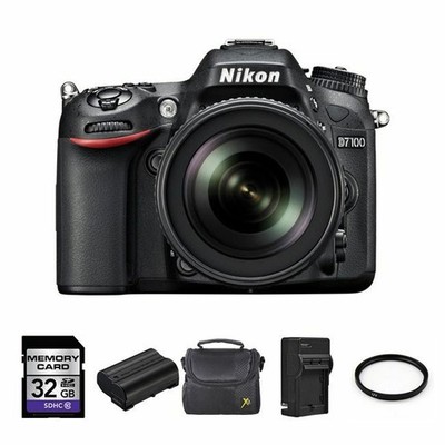 【美品】Nikon D7100 18-105 VR Kit Nikon D D7100 24.1MP Digital SLR Camera - Black (Kit w/ AF-S DX G