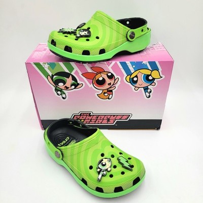 Crocs Powerpuff Girls BUTTERCUP Classic Clog Women Size 7 211511-90H NEW