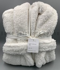 Pottery Barn Cozy Comfort Robe Ivory Small B5026
