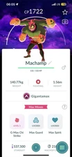 Shiny GIGANTAMAX Machamp Dark Skies Background - P T C or Trade