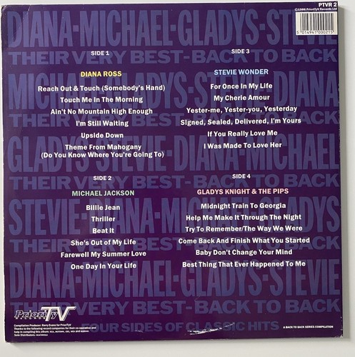 Motown comp. Diana-Michael Jackson -Gladys-Stevie- The Very Best - 2 x Vinyl Lp - Picture 2 of 7