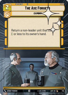 The Axe Forgets - HYPERSPACE FOIL - A Lawless Time - Star Wars Unlimited