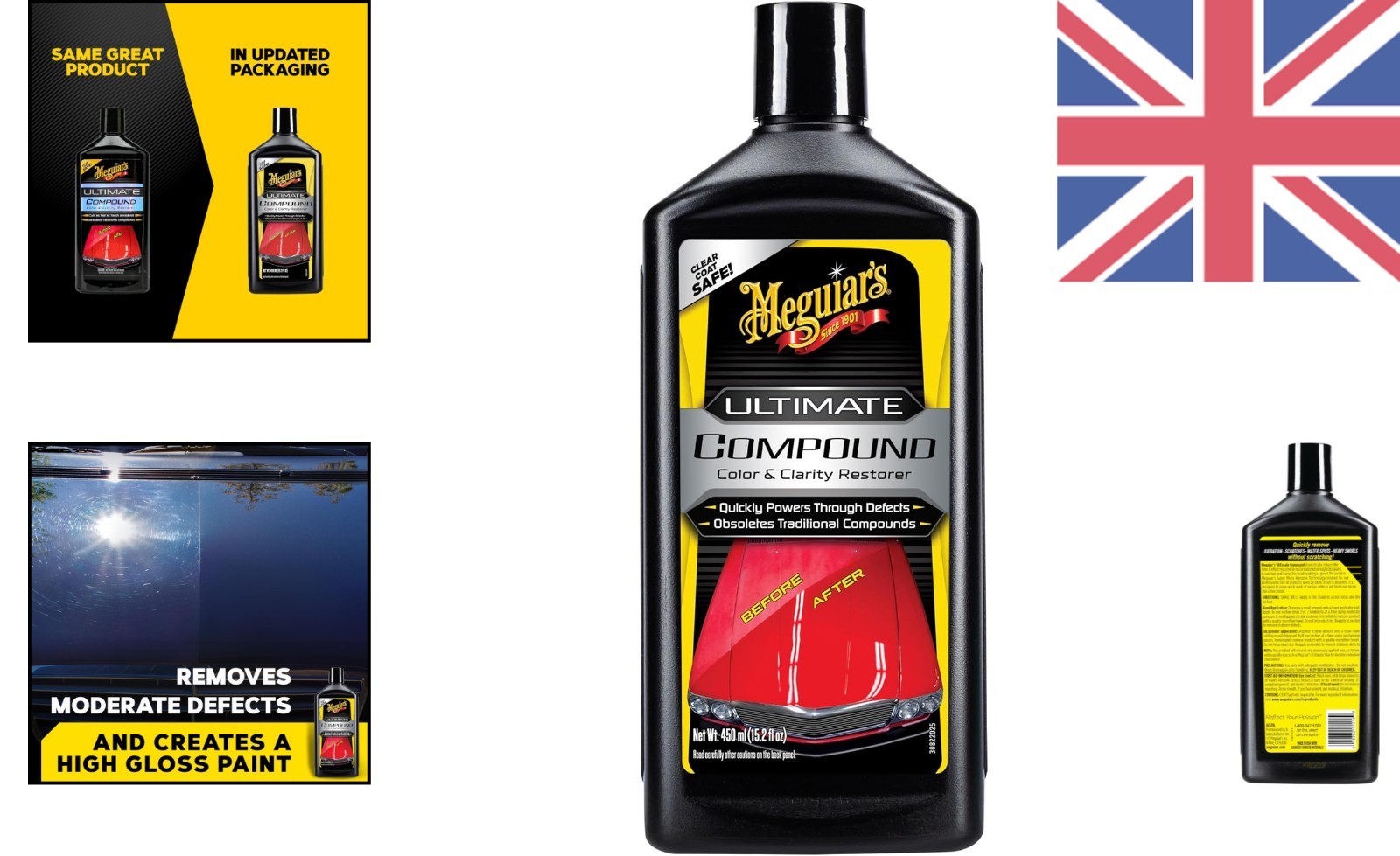 Meguiar's Ultimate Compound Colour and Clarity Restorer 450ml - Image 8