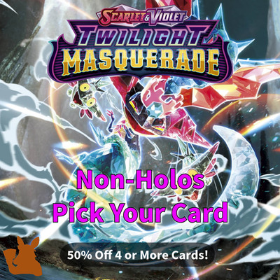 Pokémon Twilight Masquerade Non-Holo Singles | Commons, Uncommons | Karte aussuchen