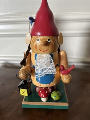 Unique Girl World Market Holiday Nutcracker Wood  7'' Emma 2012 Wooden