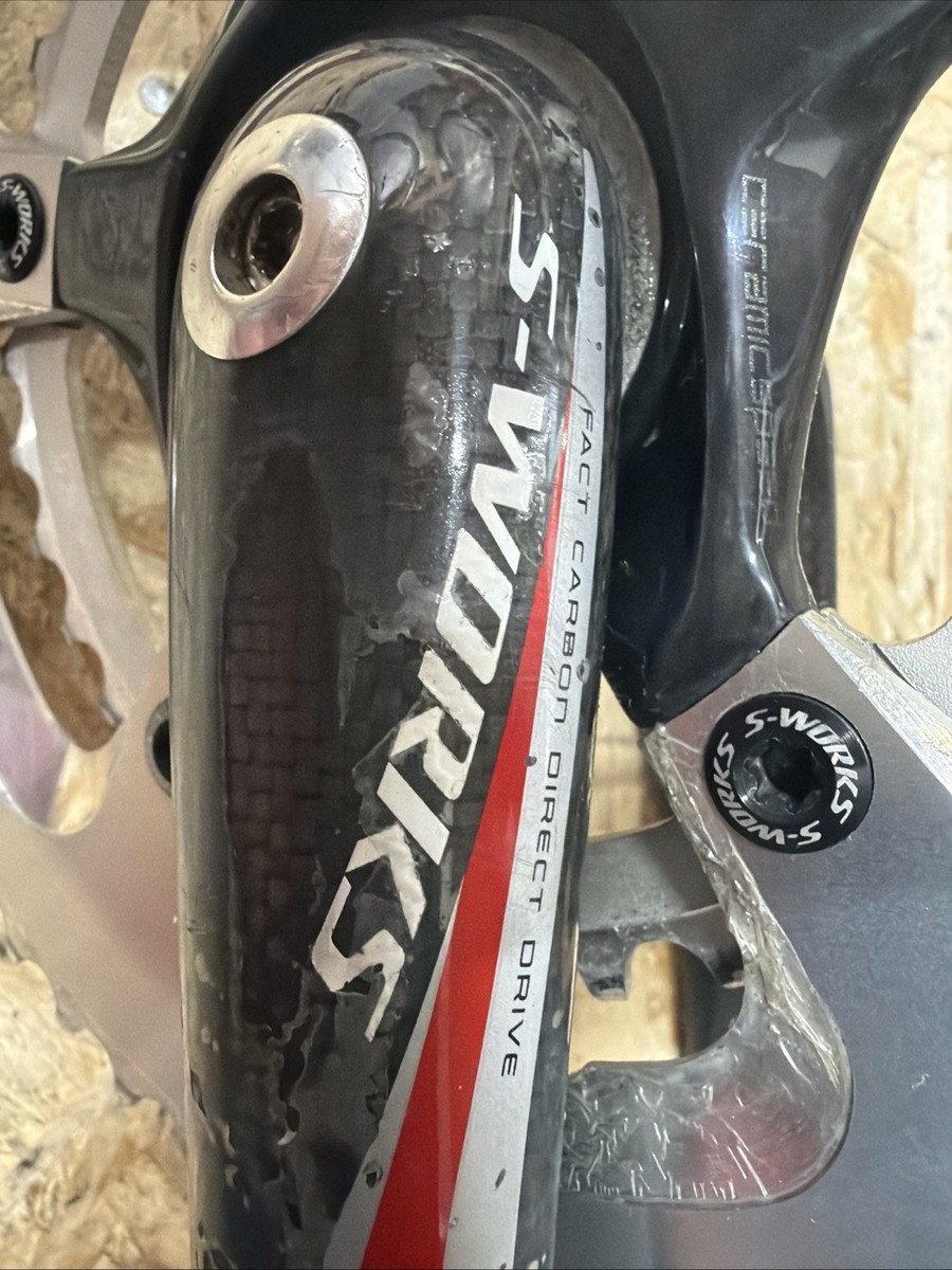 メンテナンス SPECIALIZED FUSED STOCK CRANKSET 175mm Specialized S-Works Carbon FACT 175 Crankset 50/34 FSA