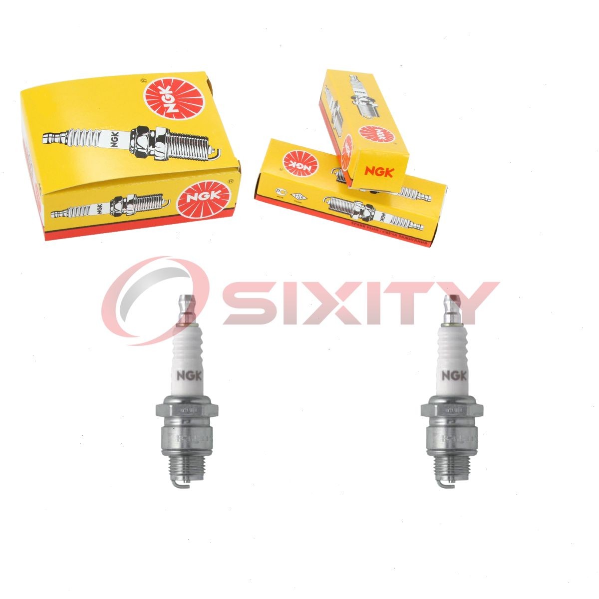 2 pc NGK 97821 BMR6A SOLID BLYB Standard Spark Plugs for XST255DP XST254DP kc