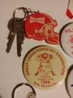 1970s And 80s Vintage Buttons And Key Chains. Afscme+Plymouth+Taxi+Budweiser Lot — photo 6