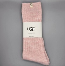 Ugg Pink Long Crew Socks NEW