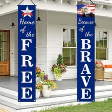 4th of July Decorations Patriotic Decor red, blue, white, white