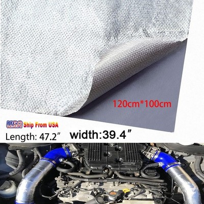 Car Fiberglass Insulation Reflective Material Aluminized Heat Shield Mat Blanket