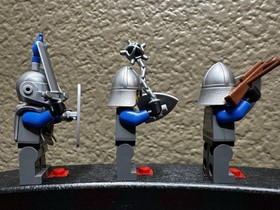 LEGO Castle King/Dragon Knight Minifigure Lot of 5 (70404 70806) A5