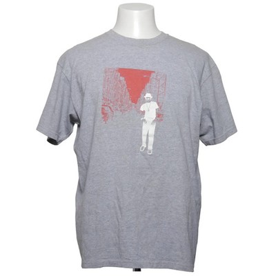 Triple Five Soul, T-shirt, Größe: L, Grau/Rot/Weiß, Baumwolle, Print #g9H