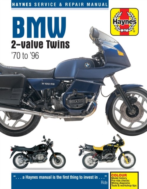 BMW 2-valve twins (70-96) Haynes Repair Manual by Haynes Publishing