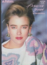 Patons Fashion Show Handknitting Pattern Magazine 16 Vintage Knitting Patterns