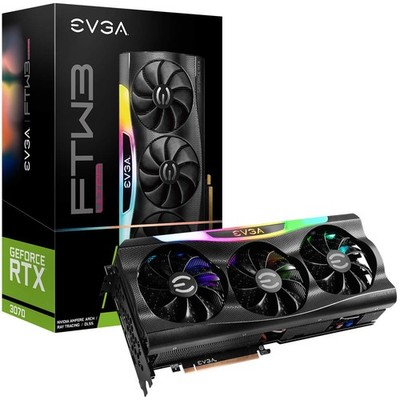EVGA 08G-P5-3767-KR GeForce RTX 3070 FTW3 Ultra Gaming 8GB GDDR6 iCX3 Technology