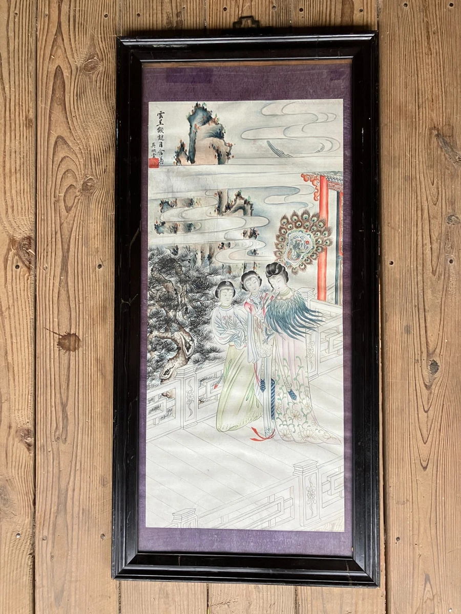 多色1850-1899 年中国画作、画卷| eBay