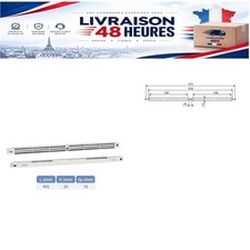 Anjos Kit entrée d'air MG 400mm débit ajustable 15/22/30 m³/h anti-moustique
