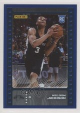 2019-20 Panini Sticker & Card Collection Blue 155/299 Keldon Johnson #99 f0v