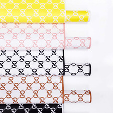 Flower Wrapping Paper, Waterproof, 24  x 24  , 10 sheets per pack, Colorful