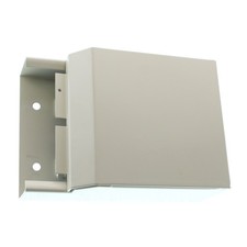 HUBBEL HBL4710DFOIV METAL RACEWAY ENTRANCE END FITTNIG, HBL4750-SERIES, IVORY