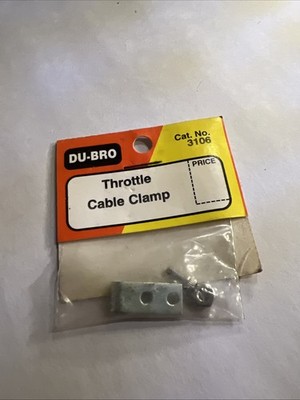 Vintage DU-BRO Rc Part No. 3106 Throttle Cable Clamp