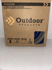 Outdoor Products 2 Liter Insulated Gel Reservoir (Blue) in Packaging