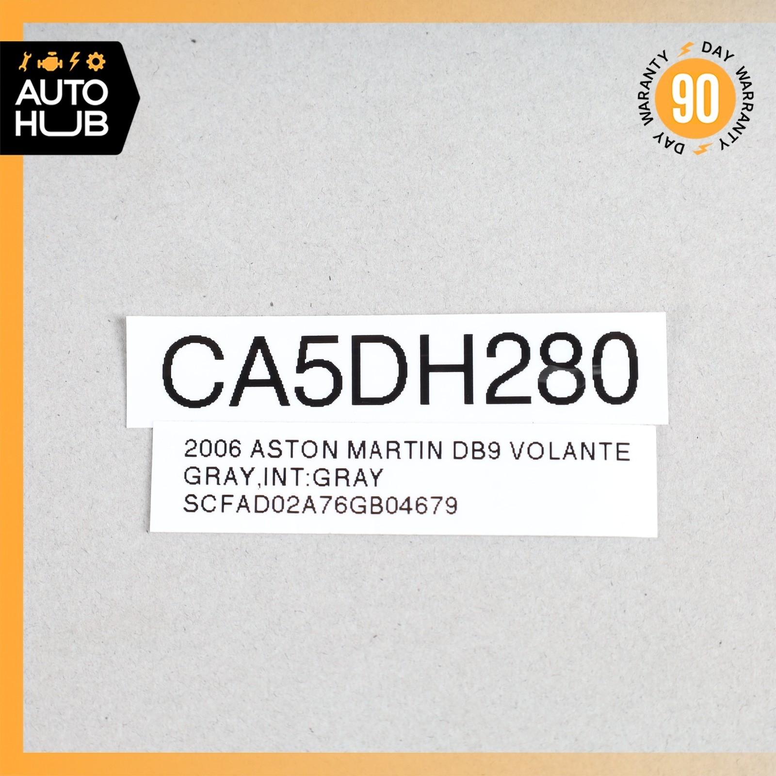 05-12 Aston Martin DB9 Tool Foam Kit 4G43S064T64DB OEM