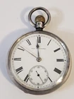 WALTHAM 16S 17J MODEL 1888 RIVERSIDE SCARCE NON MAGNETIC STERLING SILVER CASE.