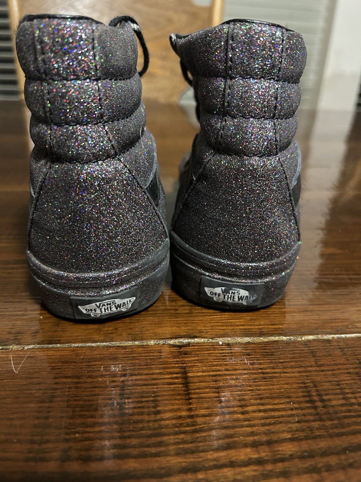 SAOLA Scarpe sneakers Vans unisex Sk8 Hi 721277 nere scintillanti taglia M 4 5 W6 A16