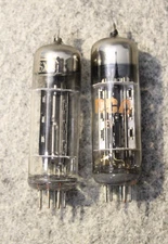 matched pair vintage USA RCA 6x4 Rectifier Tubes tested real world
