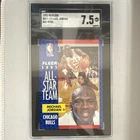 Fleer 1991-92 Michael Jordan #211 All-Star Team SGC 7.5 Chicago Bulls Card