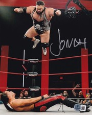 Jonah Signed Impact 8x10 Photo BAS COA Bronson Reed WWE New Japan Pro Wrestling