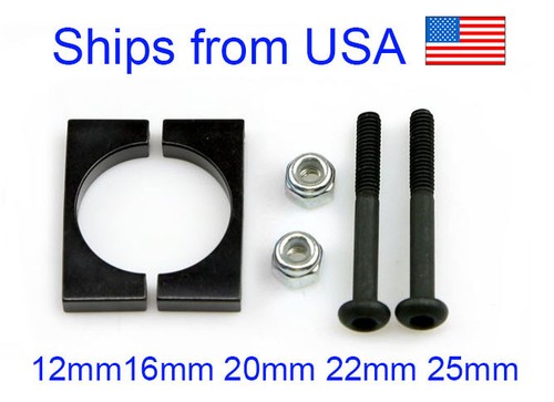 20mm Aluminum Clamp for Carbon Fiber Tube Quadcopter Hexacopter Octocopter DJI - Picture 1 of 5