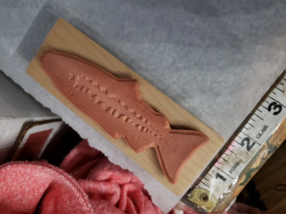 1995 PSX G-1653 big fish rubber stamp - Image 2 of 3