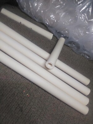 Lot 4,HIGH PURITY  ALUMINA CERAMIC DIY Heat Elements THERMOCOUPLE TUBES 6''