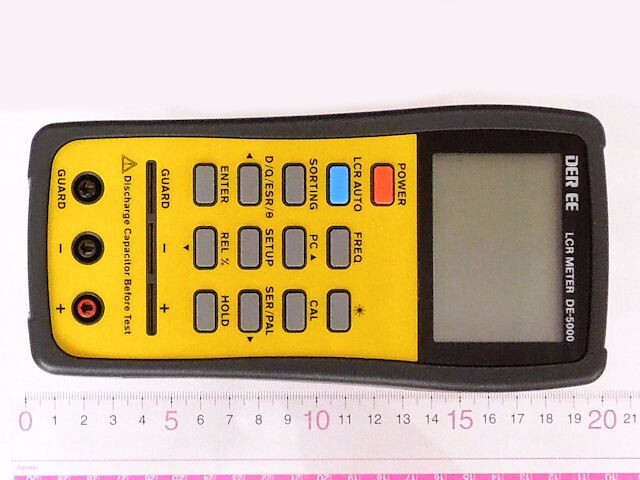 Complete DE-5000 LCR Meter Kit w/ Accessories - Auto ID