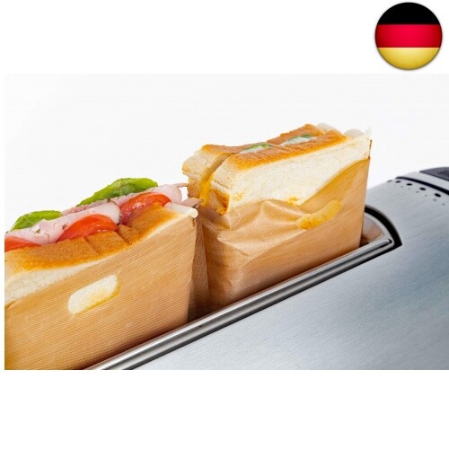 Sunmondo 6x Toastbag - Die Backpapier Tasche für den Toaster - Spüler geeignet, - Bild 3 von 7