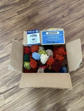 Shillcraft Redicut Rug Latch Hook Yarn Lot Box Of Full & Partial Various Colors