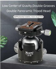 XILETU LG52 Tripod Ball Head panoramic Video Stand Head low Center of Gravity