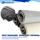 <!--F#f_0-->Car Headliner Fabric Upholstery Synthetic Suede Foam Backed Roof Lining Replace<!--F/-->
