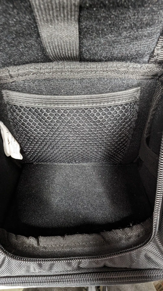 Mochila de viaje negra vintage Nintendo Gameboy DS original OEM Foto 4 de 4