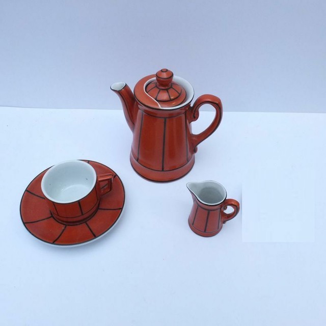 Weihnachtsidee Puppengeschirr Kaffeegeschirr für Puppen Kinder Art Deco um 1920 Weihnachtsidee Puppengeschirr Kaffeegeschirr für Puppen Kinder Art Deco um 1920
