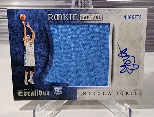 2015-16 Excalibur Nikola Jokic Rookie Rampage RC Auto RPA #RR-NJK MVP Nuggets