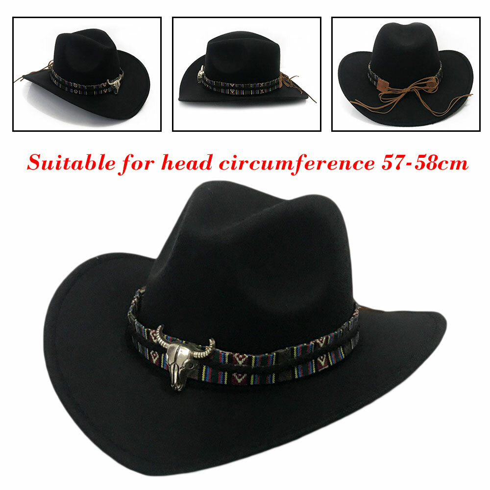 Westernhüte für Herren Damen Retro Erwachsene Western Cowboy Hut Westernhut HOT