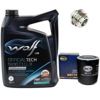 MotoröL Set 5W30 5 Liter + ÖLfilter + ÖLablassschraube FüR Audi 80 A4 A8 A6 2.8