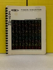 Systron Donner SD 1034 Universal Frequency Meter Instruction Manual