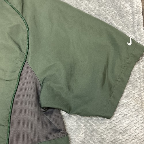 Nike Windbreaker 1/4 Zip Shirt Herren L Team Dri Fit Kurzarm Vintage Etikett - Bild 8 von 14